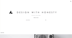 Desktop Screenshot of designwithhonesty.com